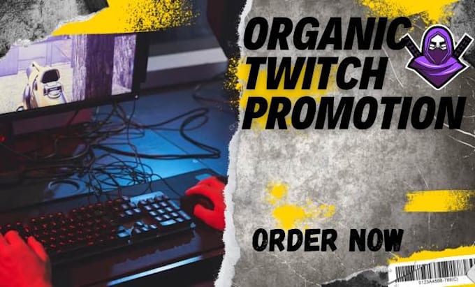 Gig Preview - Build your twitch channel to attain organic followers and live viewers