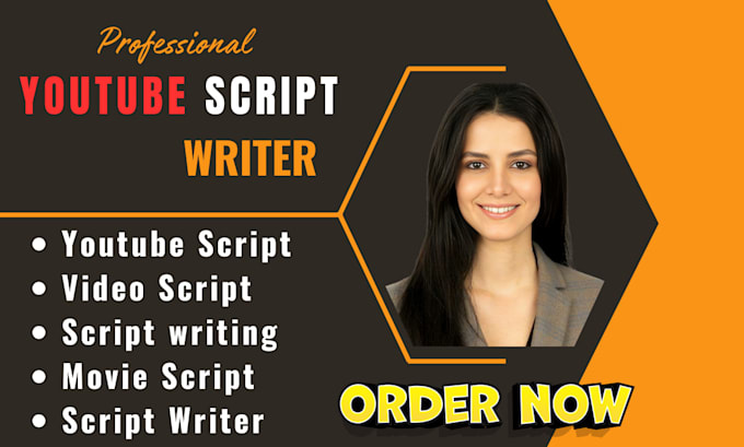 Gig Preview - Write your youtube script, video script, true crime script, scriptwriter, script