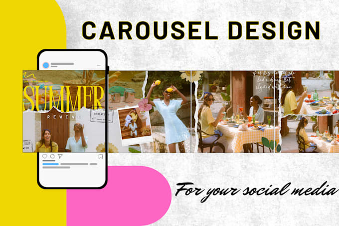 Gig Preview - Design a creative and awesome carousel design for your social media posts