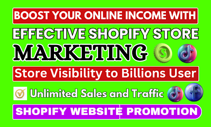 Gig Preview - Increase website promotion, etsy, shopify marketing, to rise organic website