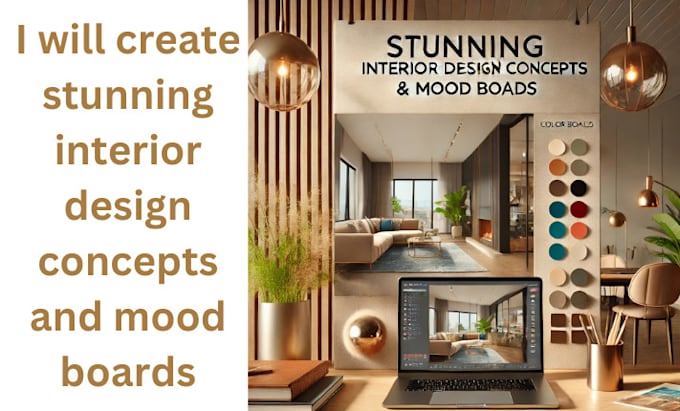 Gig Preview - Create stunning interior design concepts and mood boards