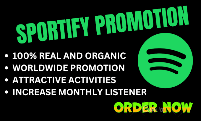 Gig Preview - Promote your spotify music and make it viral spotify