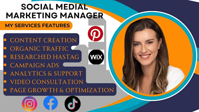 Gig Preview - Be your social medial marketing manager and content creator