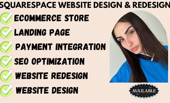 Gig Preview - Do squarespace website redesign squarespace website design squarespace redesign