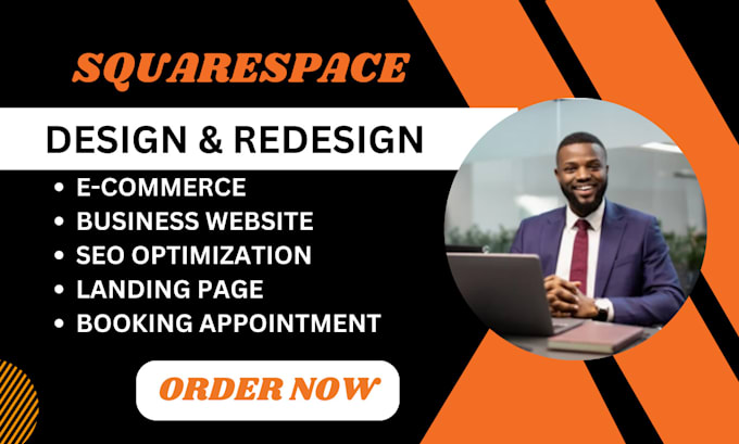 Gig Preview - Do squarespace website design custom squarespace development web design