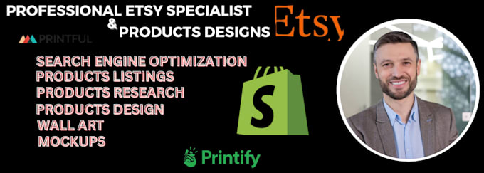 Gig Preview - Do etsy digital products,seo etsy shop setup products listings pod mockups