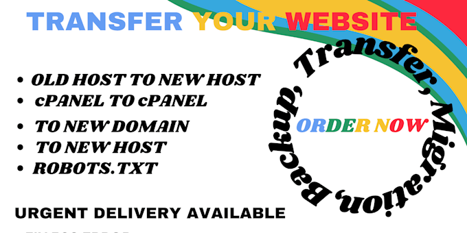 Gig Preview - Transfer or move your any website to new host or domain