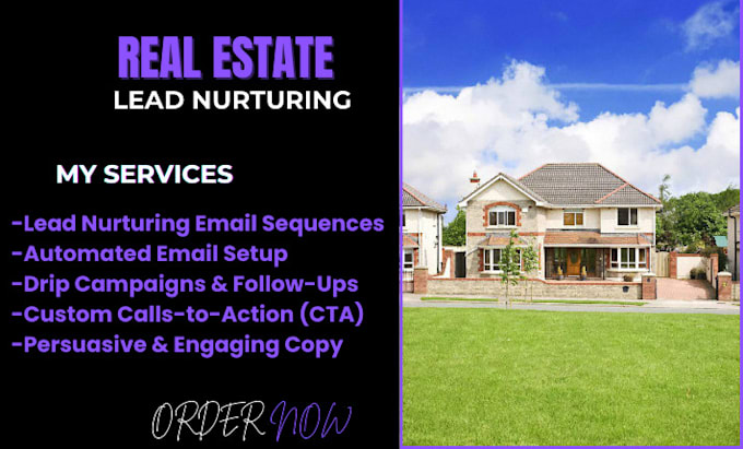 Gig Preview - Do high converting real estate email sequences to nurture leads and cold calling