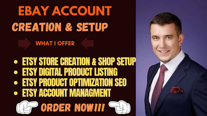 Gig Preview - Create etsy store etsy setup digital etsy product listing etsy seo optimization