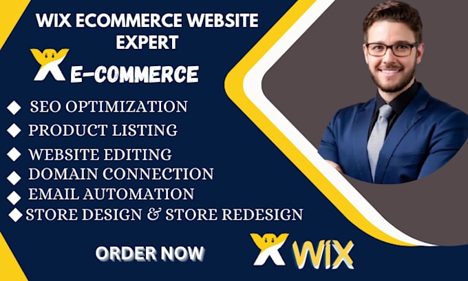 Gig Preview - Develop professional wix website design wix expert wix seo wix ecommerce website