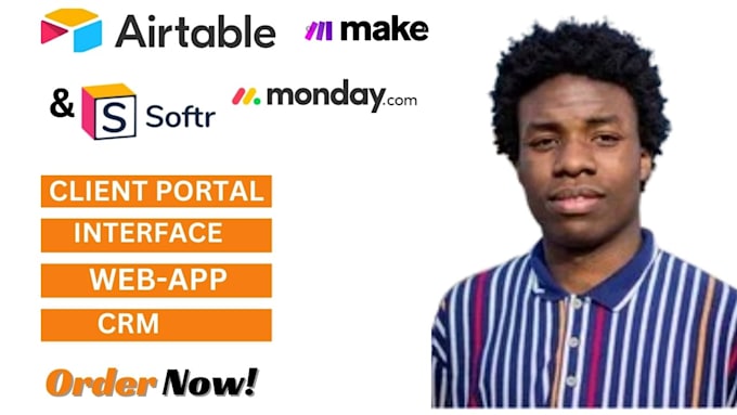 Gig Preview - Build client portals, airtable databases, airtable crm, softr web application