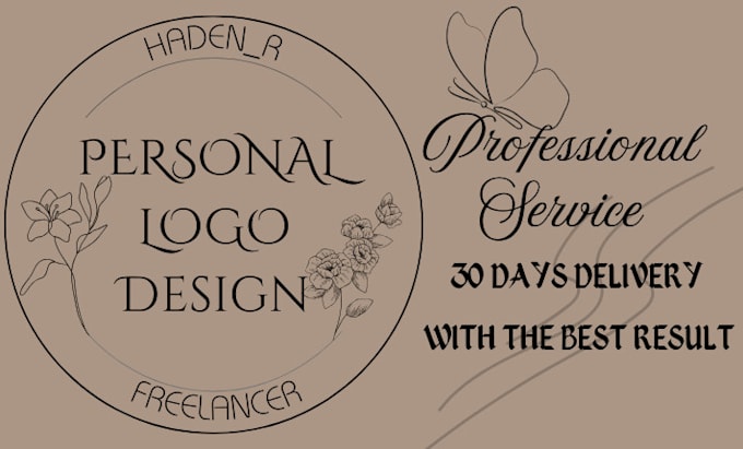 Gig Preview - Do professional personal logo design