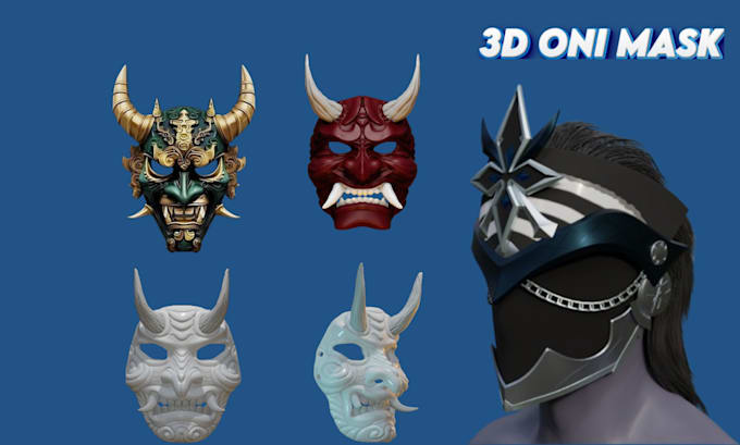 Bestseller - 3d cosplay mask vintage mask 3d helmet oni mask 3d armor for 3d printing