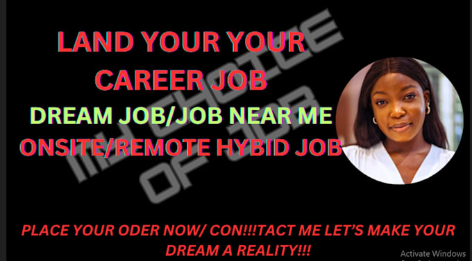 Gig Preview - Perfect dream job full time hybrid job headhunting reverse recruiting job