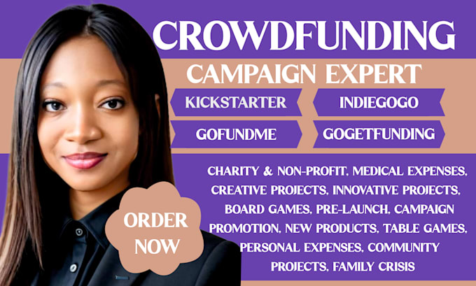 Bestseller - do crowdfunding campaign promotion for gofundme, kickstarter, indiegogo