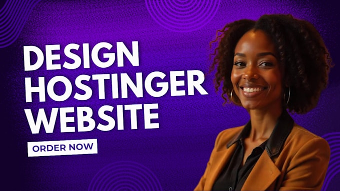 Gig Preview - Hostinger website builder do hostinger website hostinger website design