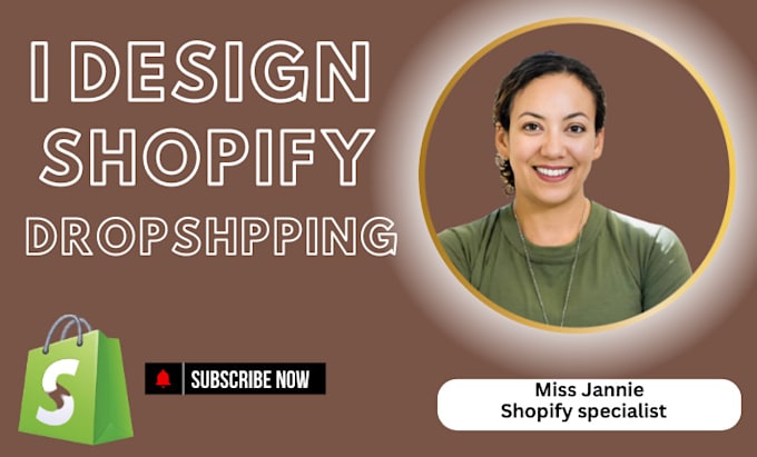 Gig Preview - Build shopify website create shopify automated dropshipping store shopify store