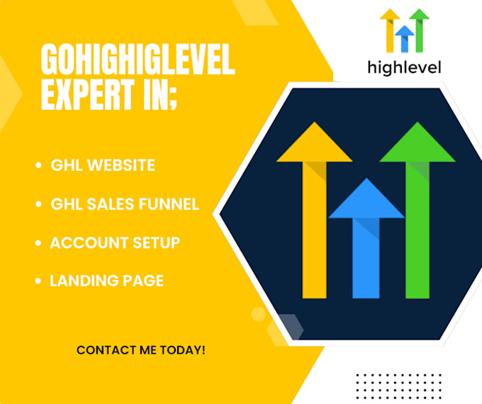 Bestseller - design your gohighlevel website sales funnel gohighlevel account setup