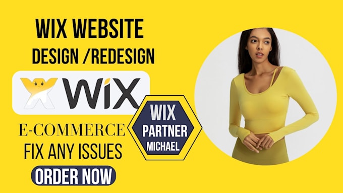 Gig Preview - Build wix ecommerce website design wix online store and redesign wix business