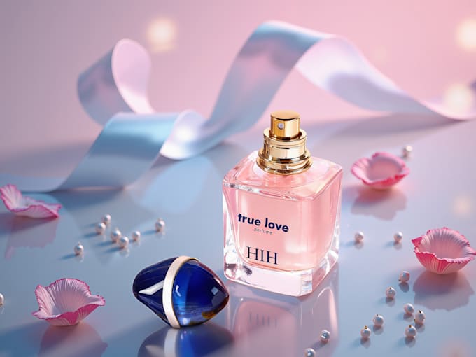 Gig Preview - Create luxury perfume product images for ads and ecommerce