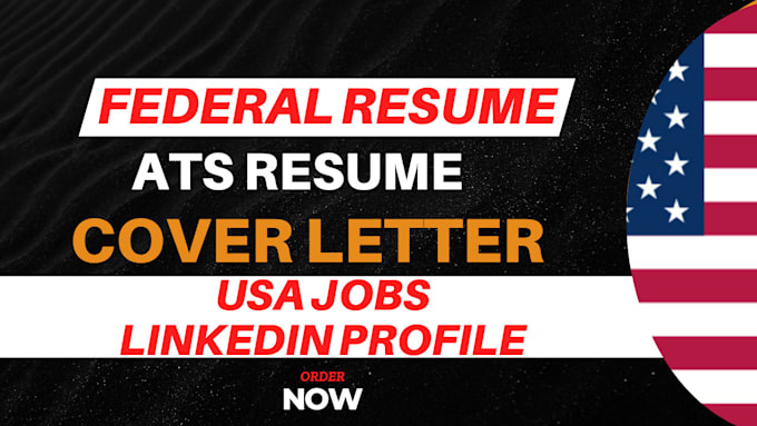 Gig Preview - Provide professional federal resume writing cover letter service