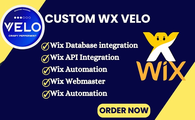 Gig Preview - Do custom wix velo integrate wix studio code wix database redesign wix website