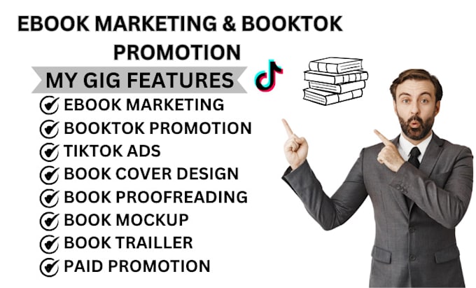 Bestseller - do viral booktok video book promotion tiktok ads audio book and ebook marketing