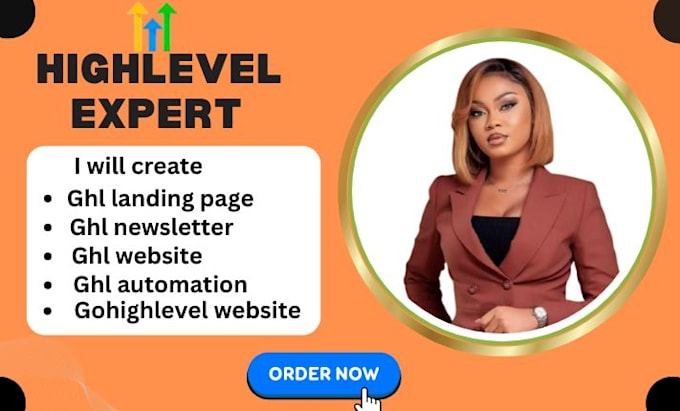 Bestseller - create gohighlevel landing page ghl automation ghl website ghl VA