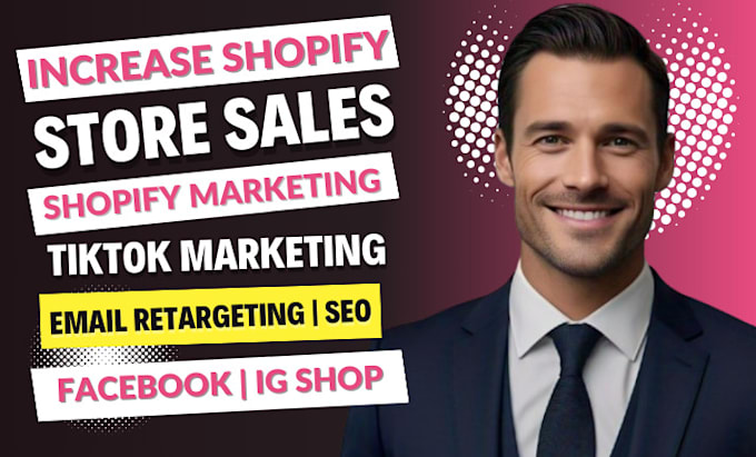 Gig Preview - Do shopify dropshipping marketing and boost shopify store sales