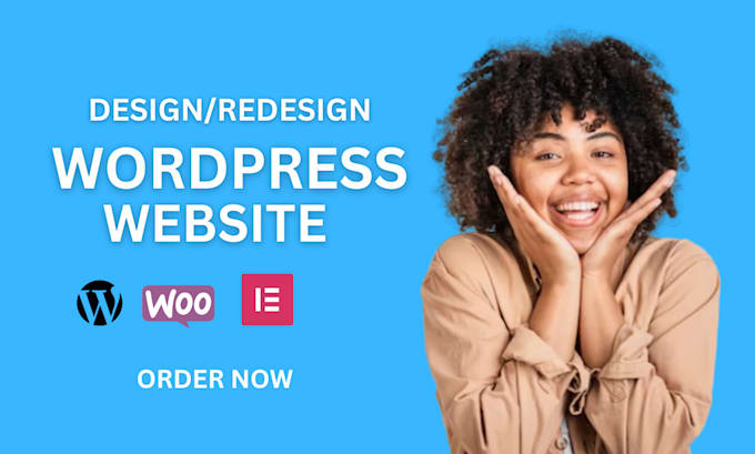 Gig Preview - Build, revamp clone wordpress website design wordpress seo using rank math yoast