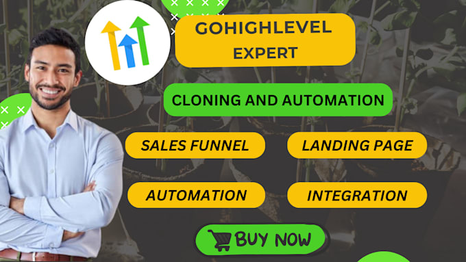 Gig Preview - Build clone and automate gohighlevel website, sales funnel expert, clickfunnels