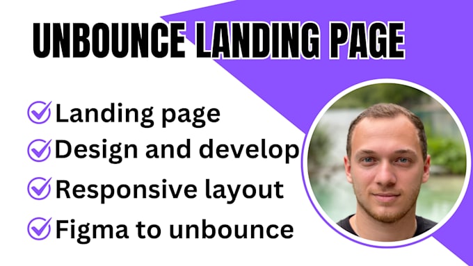 Gig Preview - Design a high converting unbounce landingpage landing page unbounce design