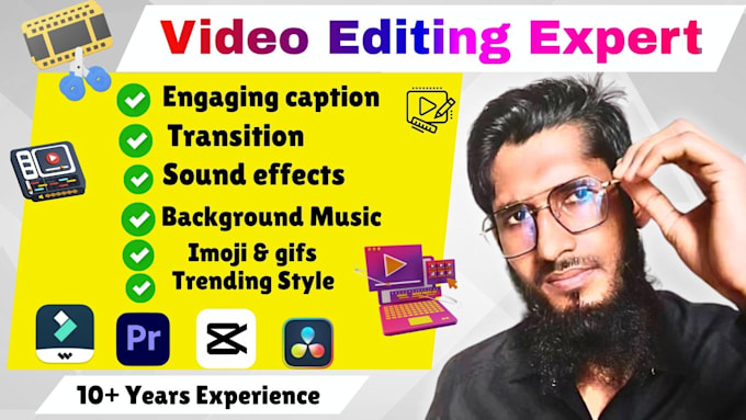 Gig Preview - Edit your short videos with subtitles and caption insta reels, tiktok, youtube