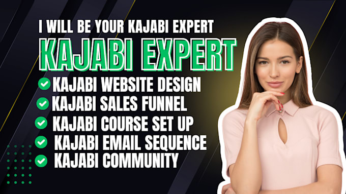 Gig Preview - Kajabi online course, kajabi website, kajabi sales funnel, kajabi expert