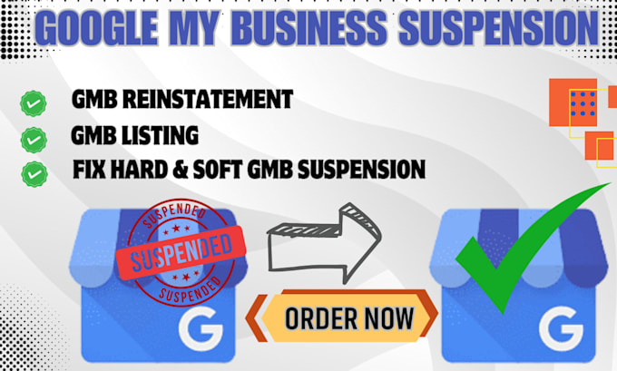 Gig Preview - Fix google my business and reactive your gmb account issue