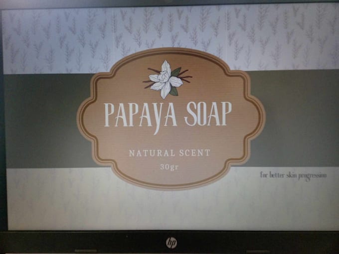 Gig Preview - Packaging of a papaya soap