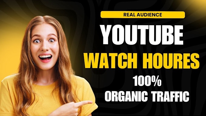 Bestseller - do real audience youtube video watch times organic promotion