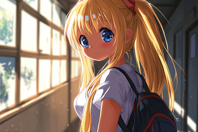 Bestseller - create character illustration with anime character for you