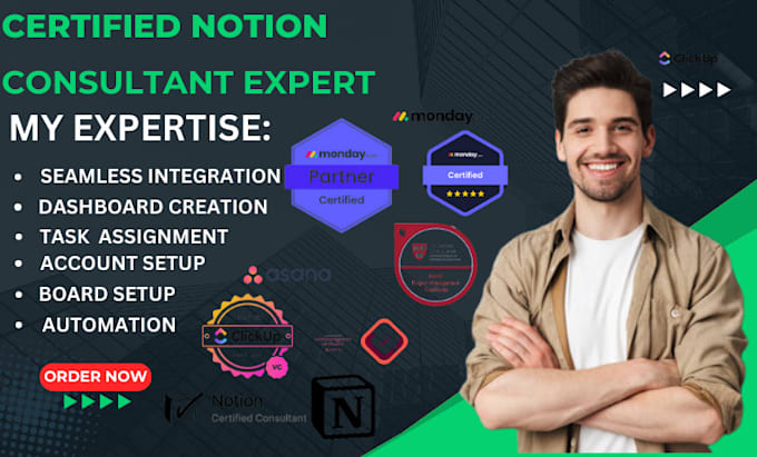 Gig Preview - Be custom notion workflows, notion workspace and notion custom templates expert