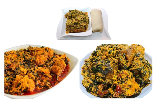 Gig Preview - Make eba and egusi soup for your wedding party