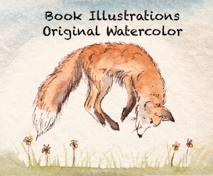 Gig Preview - Draw watercolor children book illustration