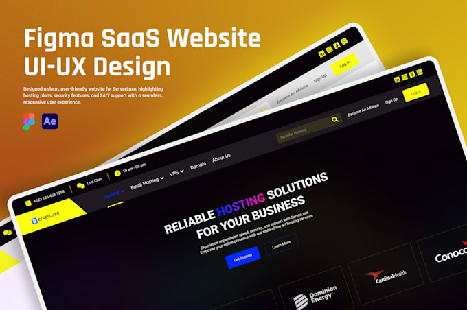 Gig Preview - Design b2b saas UI UX, landing page, website n cms dashboard design using figma