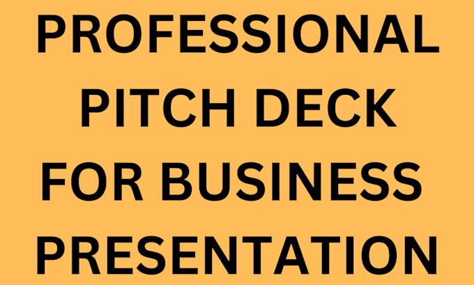 Gig Preview - Do pitch deck slides