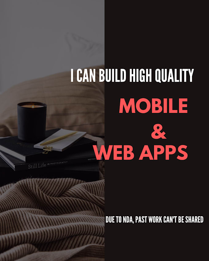 Gig Preview - Develop a high quality mobile and web app with modern UI UX