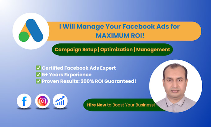 Gig Preview - Expert facebook ads manager and skyrocket your business in 2025