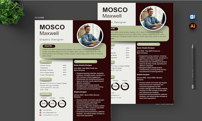 Bestseller - design professional resume, CV and cover letter