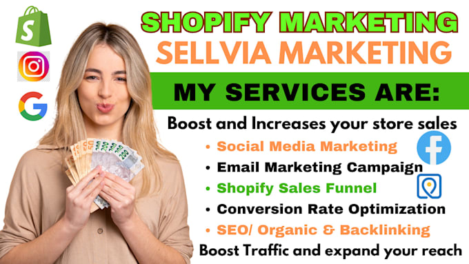 Bestseller - do high ticket sellvia marketing, shopify marketing, sellvia promotion fb ads