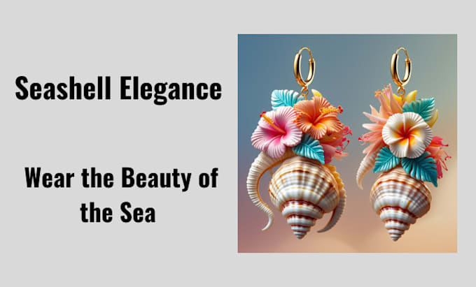 Gig Preview - Design sea shell jewelry  landing pages