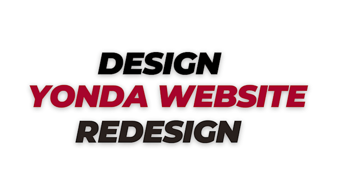 Gig Preview - Redesign yonda website ecommerce website pod