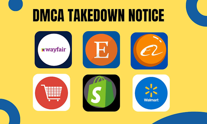 Gig Preview - Remove copyright and trademark listings from ebay,etsy,amazon,shopify by dmca